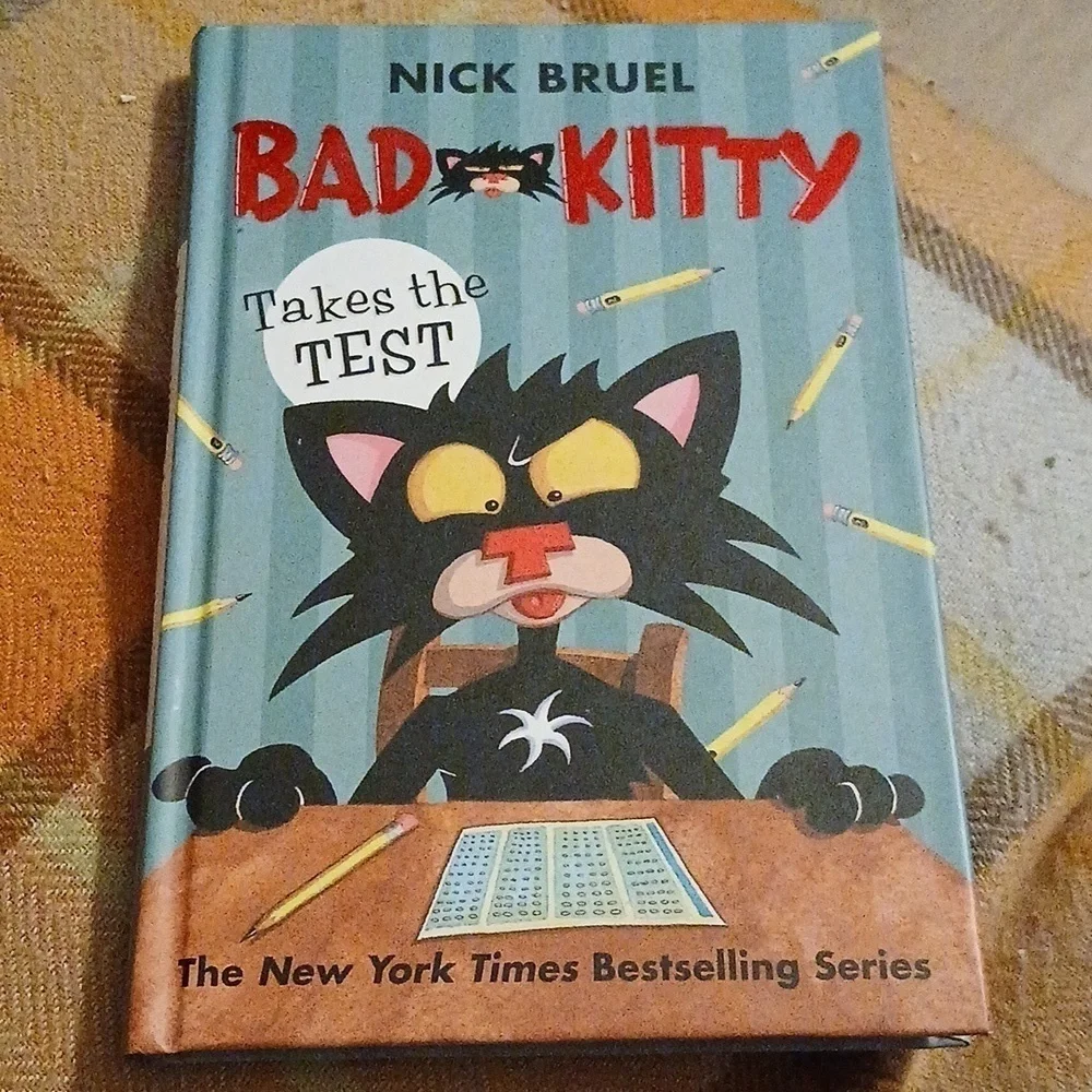 Bad Kitty Book Graphic Novel Takes the Test Nick Bruel 2017
